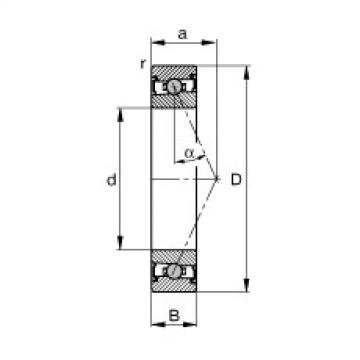 Bantalan HCS71916-E-T-P4S FAG