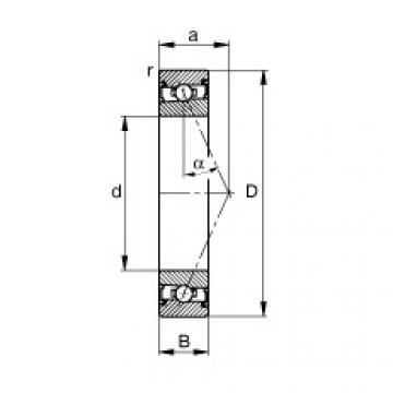 Bantalan HSS71900-E-T-P4S FAG