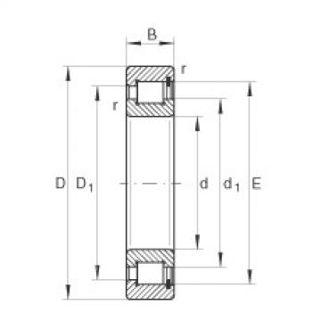 Bantalan SL182209 INA