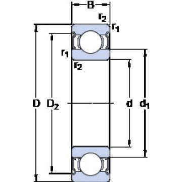 Bantalan 623-2Z SKF