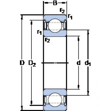 Bantalan 6206-2Z/VA208 SKF