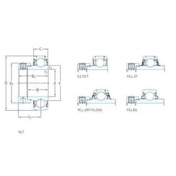 Bantalan YEL204-2RF/VL065 SKF