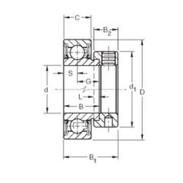 Bantalan RAE20RR Timken