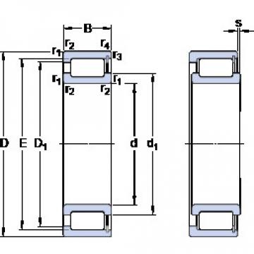 Bantalan NCF 3004 CV SKF