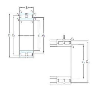 Bantalan NNCF4834CV SKF