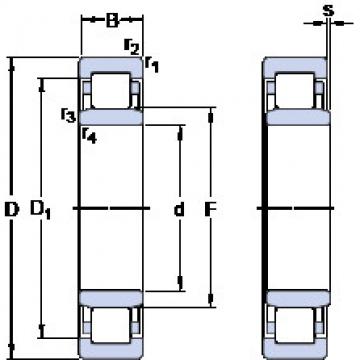 Bantalan NU 206 ECP SKF