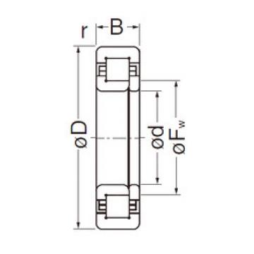 Bantalan NUP206EG NACHI