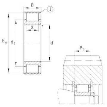 Bantalan RSL182240-A INA