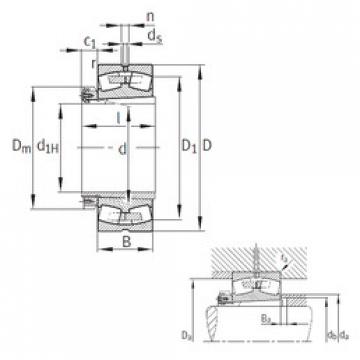 Bantalan 23264-K-MB+H3264 FAG