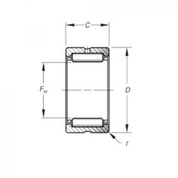 Bantalan HJ-405228 Timken