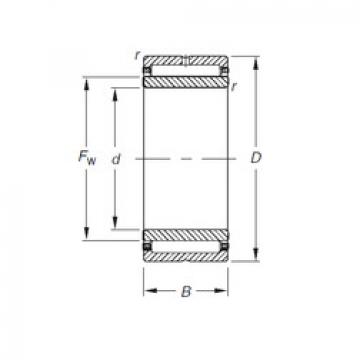 Bantalan NA6910 Timken