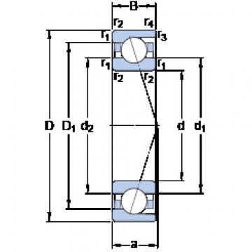 Bantalan 71903 CD/P4A SKF