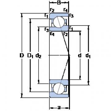 Bantalan 71908 CE/HCP4A SKF