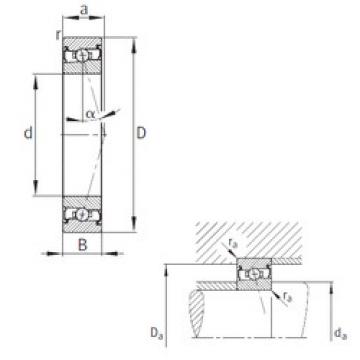 Bantalan HCS7017-C-T-P4S FAG