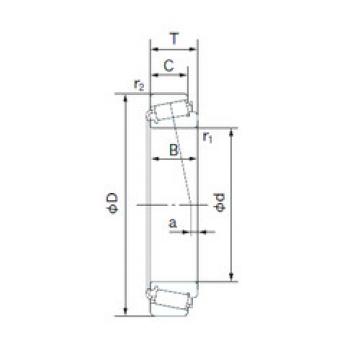 Bantalan H-25877R/H-25821 NACHI