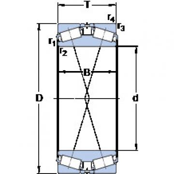 Bantalan BT2B 332536/HA1 SKF