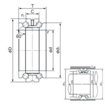 Bantalan 88TAD20 NACHI