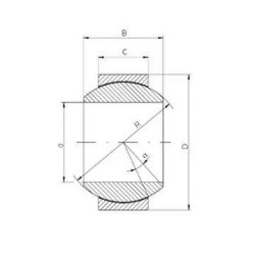 Bantalan GE 070 HCR-2RS ISO