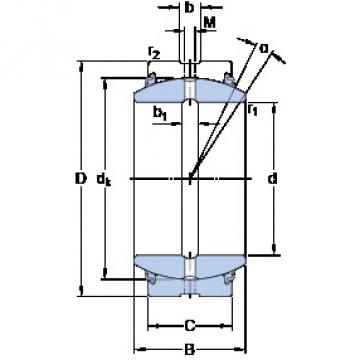 Bantalan GE 120 ES-2LS SKF