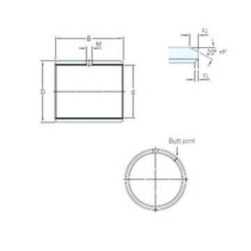 Bantalan PCZ 1624 M SKF