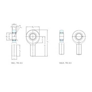 Bantalan SA60TXE-2LS SKF