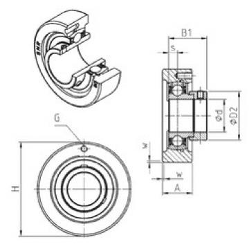 Bantalan ESC208 SNR