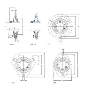 Bantalan PFD 3/4 TR SKF