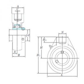 Bantalan UCHA212-36 KOYO