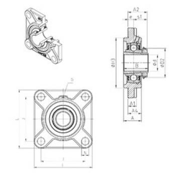 Bantalan UKFS309H SNR