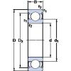 Bantalan 623-2Z SKF