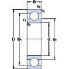 Bantalan 618/1700 MB SKF