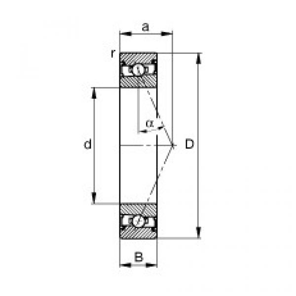 Bantalan HSS71900-E-T-P4S FAG #1 image