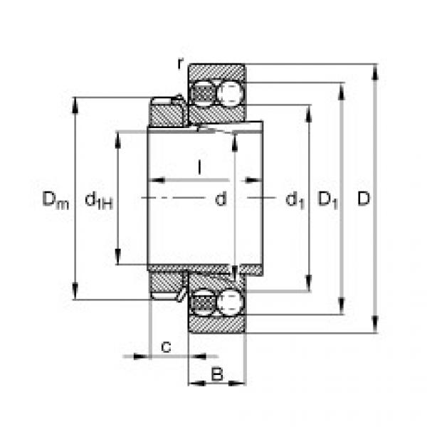 Bantalan 2220-K-M-C3 + H320 FAG #1 image