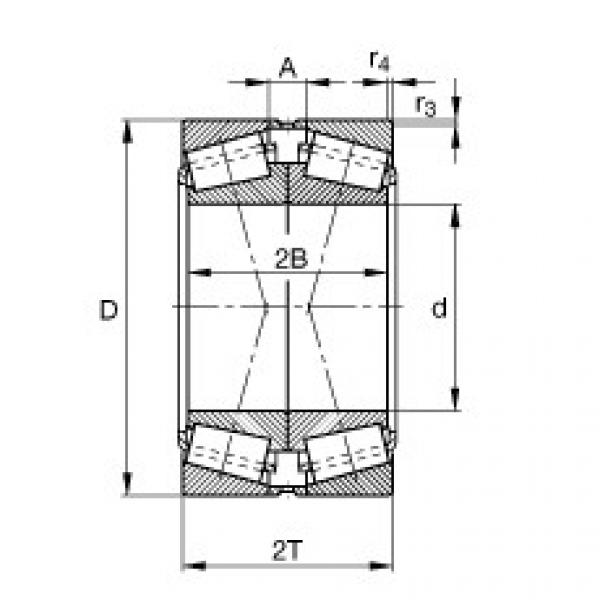 Bantalan 32017-X-XL-DF-A190-230 FAG #1 image