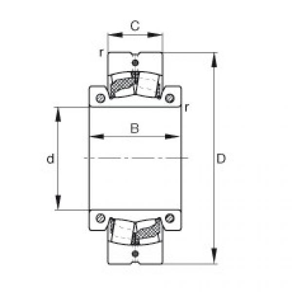 Bantalan 222SM75-TVPA FAG #1 image