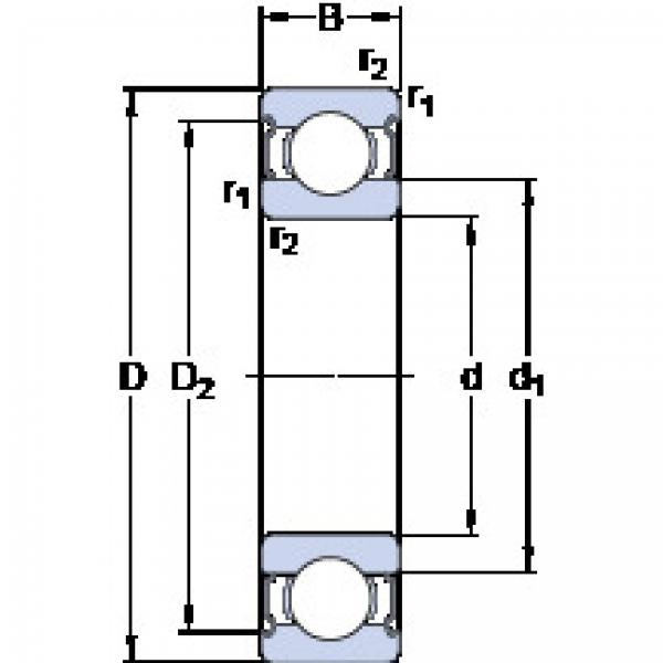 Bantalan 626-2Z SKF #1 image