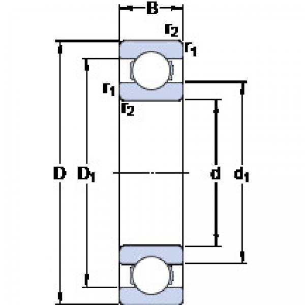 Bantalan 61834 SKF #1 image