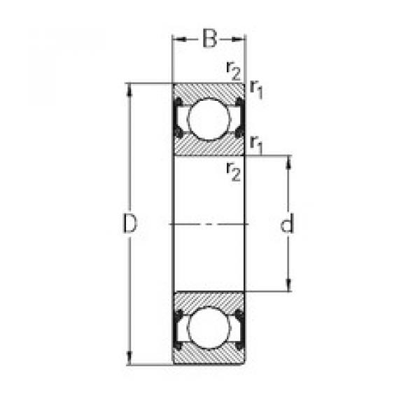 Bantalan 62/22-2RS2 NKE #1 image