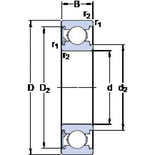 Bantalan 6304-RSH SKF #1 image