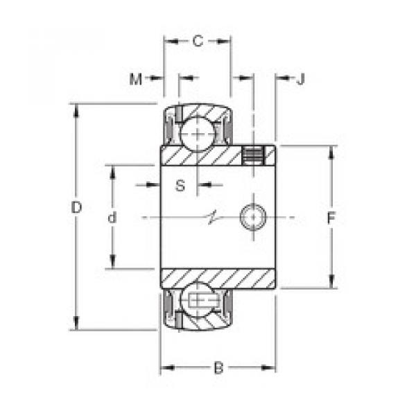 Bantalan GYAE17RRB Timken #1 image