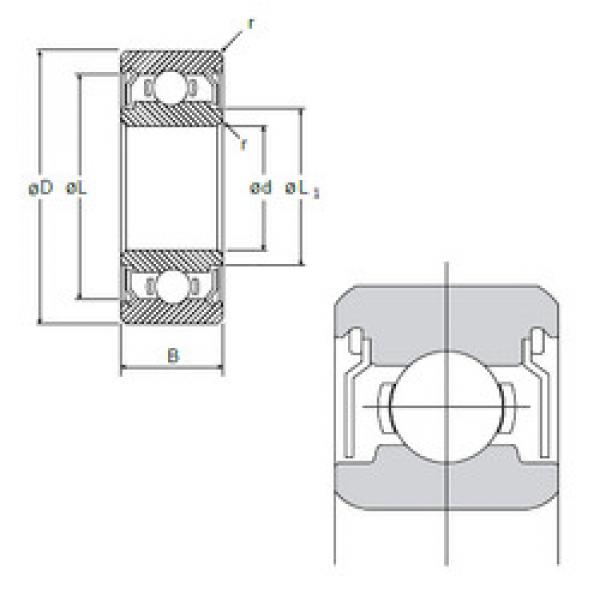 Bantalan L-1260ZZ NMB #1 image