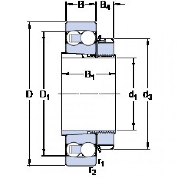 Bantalan 2318 K + H 2318 SKF #1 image