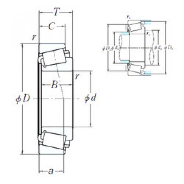 Bantalan HM256849/HM256810 NSK #1 image