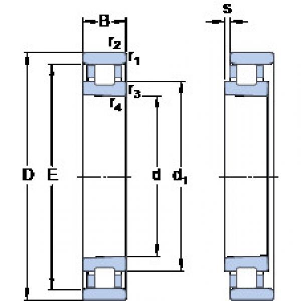 Bantalan N 1014 KPHA/SP SKF #1 image