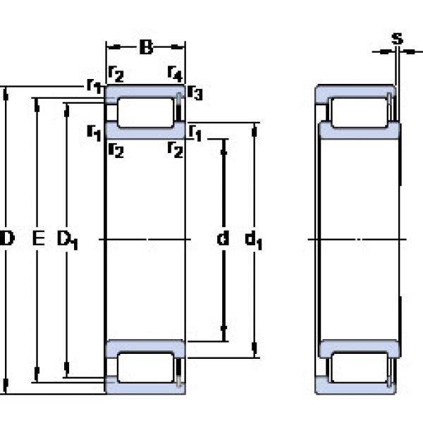 Bantalan NCF 3004 CV SKF #1 image