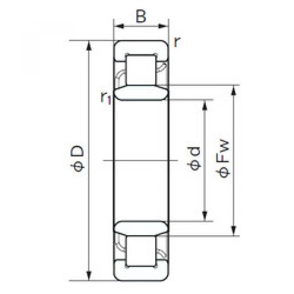 Bantalan NU 2304 E NACHI #1 image