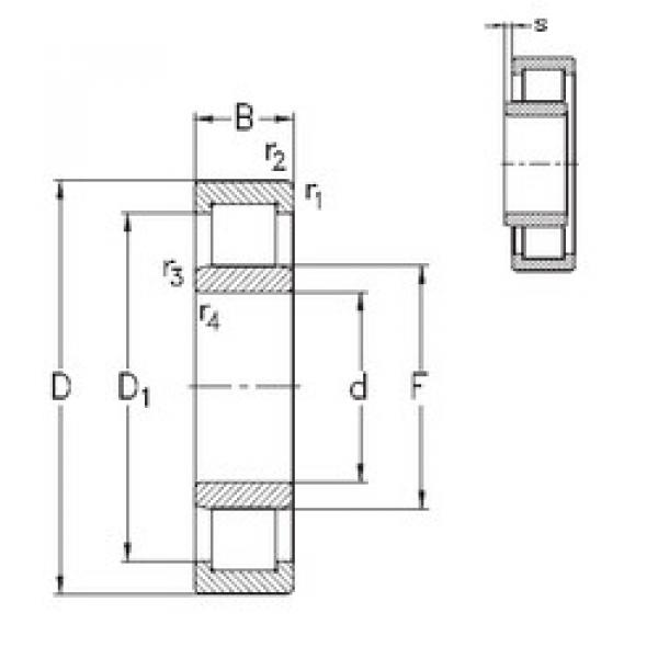 Bantalan NU2219-E-MPA NKE #1 image