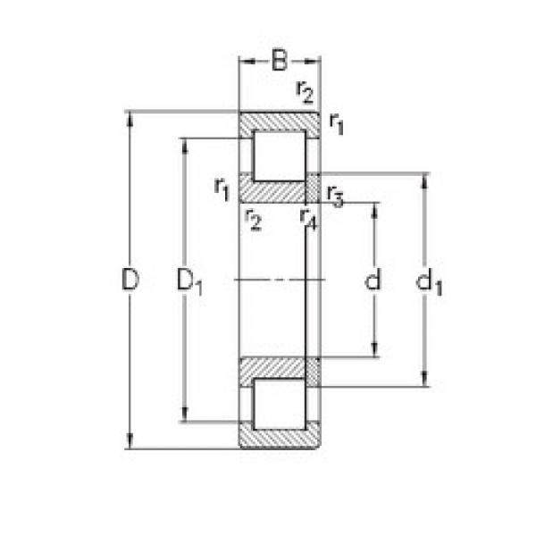 Bantalan NUP203-E-TVP3 NKE #1 image