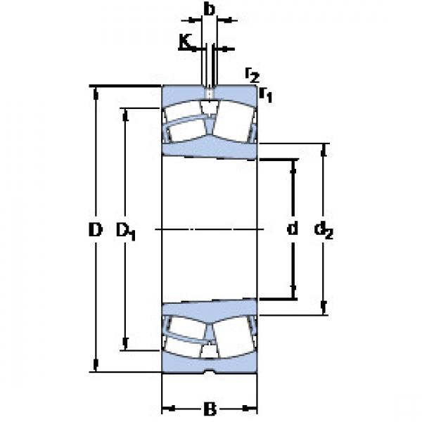 Bantalan 24032 CCK30/W33 SKF #1 image