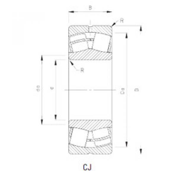 Bantalan 22218CJ Timken #1 image